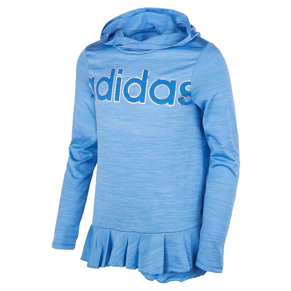 Adidas GIRL Ruffled Hem Hoodie - Size M 10/12 (A082)